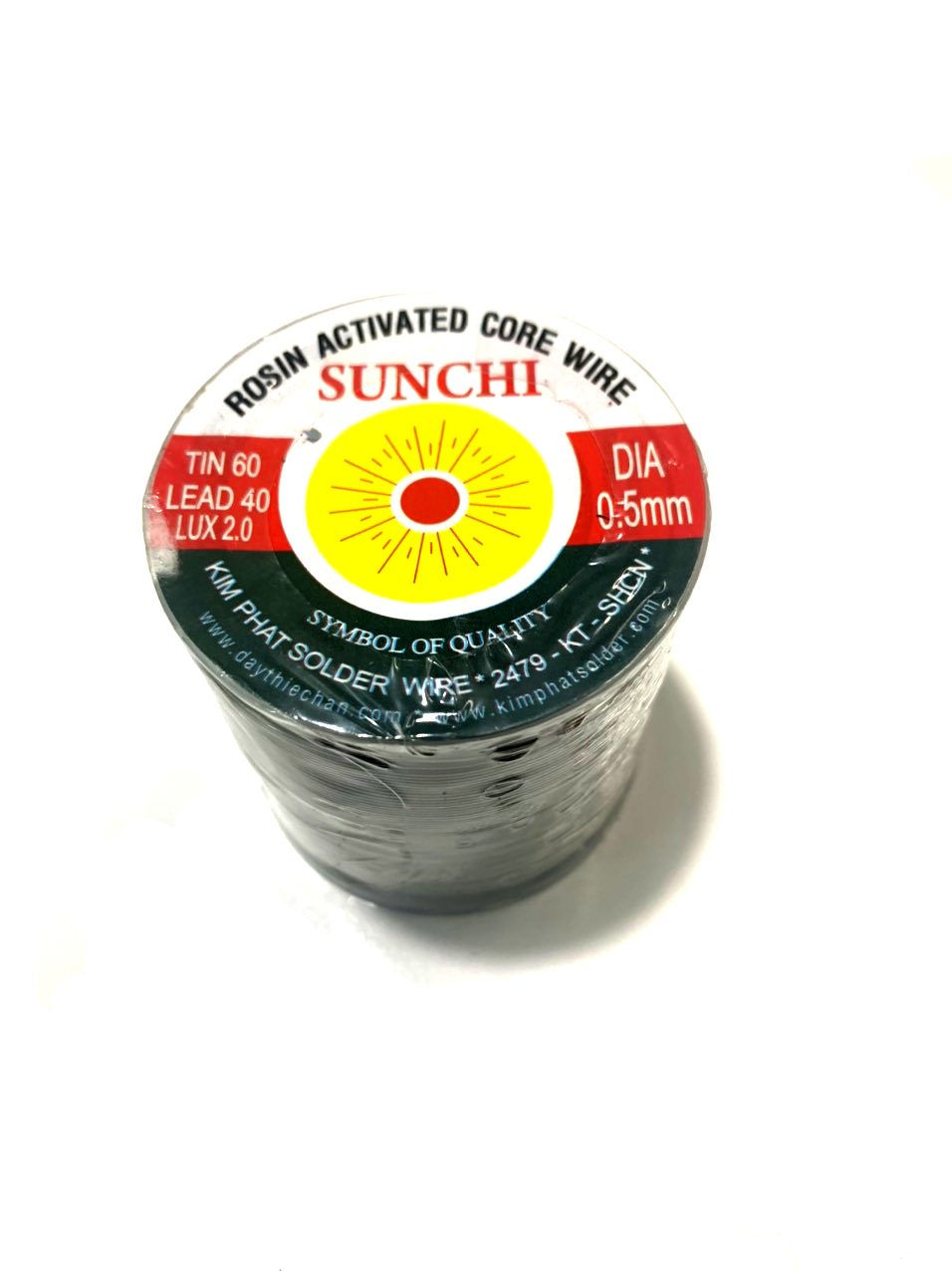 Chì Hàn SUNCHI KP14 0.5mm Sn60 Pb40 cuộn trắng 360 gram