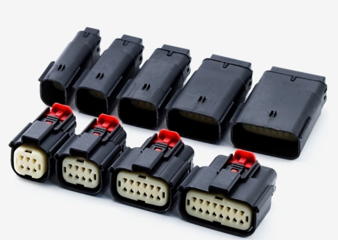 connector 2/3/4/6/8/12/16 pin hệ thống đèn, đánh lửa xe Ford Chevrolet Buick giắc đực/cái