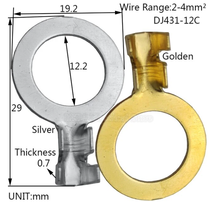 Cos tròn lỗ 12mm- DJ431-12