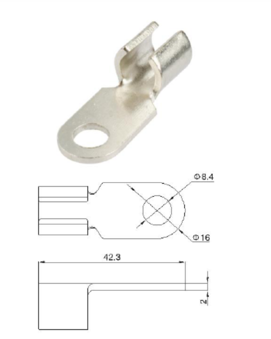 Cos tròn lỗ 8mm