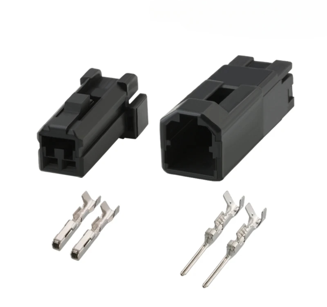 Giắc cắm còi Mazda Phích cắm loa tweeter Fengyu 1mm 2 lỗ màu đen