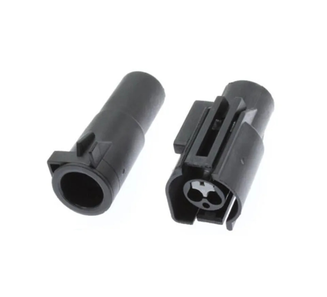 Giắc cắm Đầu nối hình trụ chống nước cho ô tô 2.8mm 2 lỗ phù hợp với xe Ford