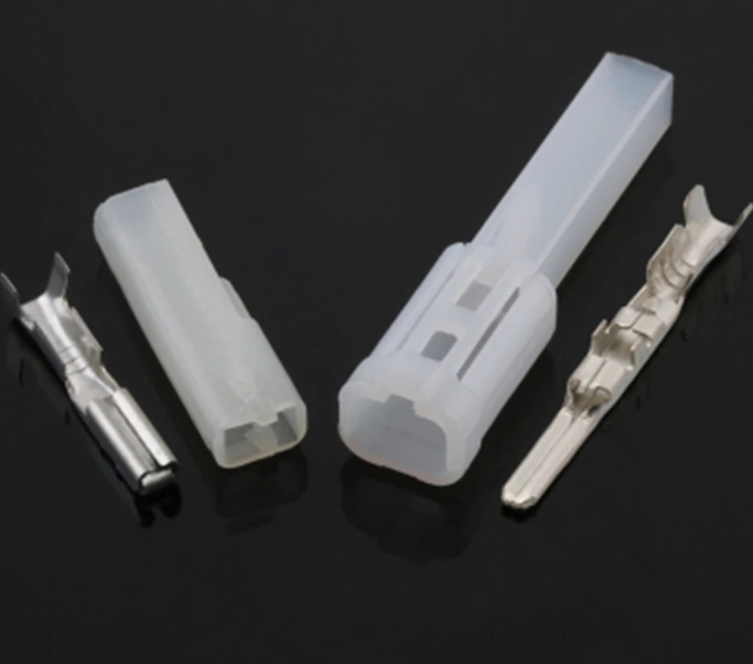 Giắc điện 1 pin 2mm màu trắng
