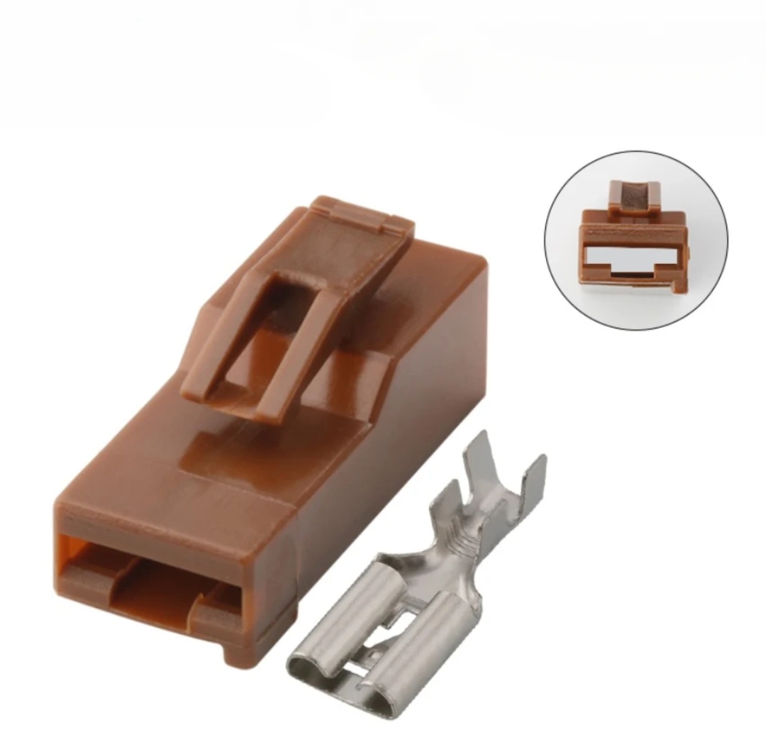 Giắc Điện 1 Pin 9.5mm Màu Nâu Phù Hợp Với Xe Volkswagen Audi Toyota Nissan
