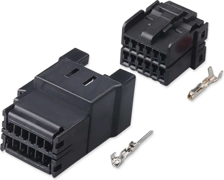 Giắc điện 12 pin 1.0mm đèn gương chiếu hậu, nâng hạ kính