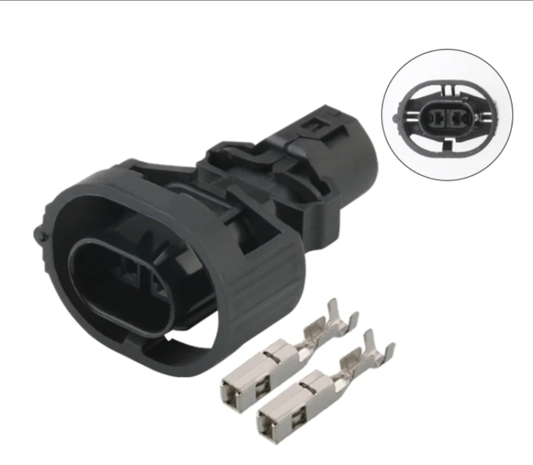 Giắc điện 2 pin 2.8mm hệ thống kim phun