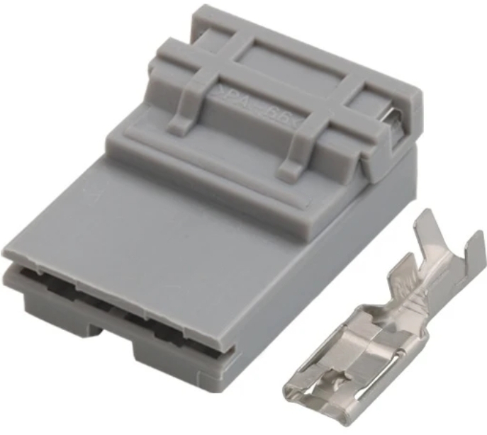 Giắc điện 2 Pin 7.8mm màu xám