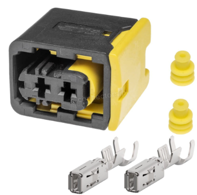 Giắc điện 2 pin AMP/TYCO