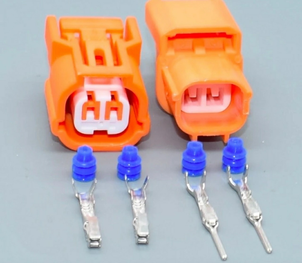 Giắc điện 2 Pin cảm biến áp suất khí nạp - màu cam