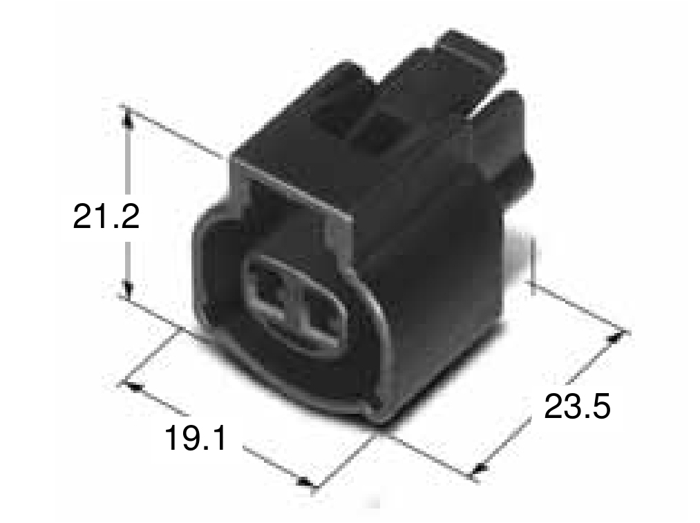 Giắc điện 2 Pin cảm biến nhiệt độ khí nạp xe Toyota Hyundai