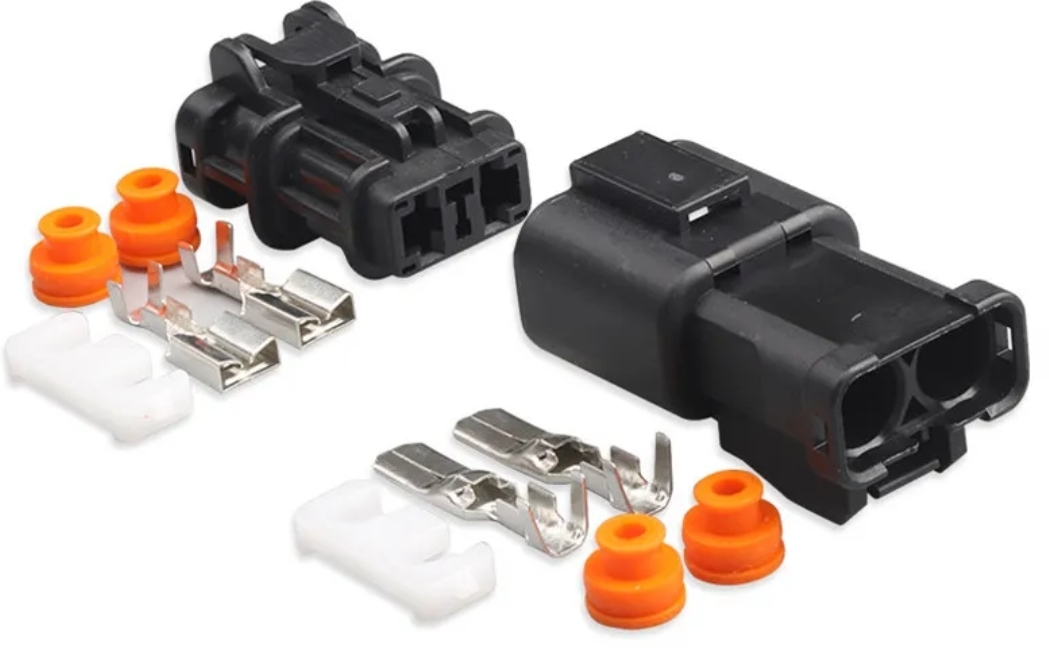 Giắc điện 2 Pin công tắc áp suất, nhiệt dộ nước máy xúc