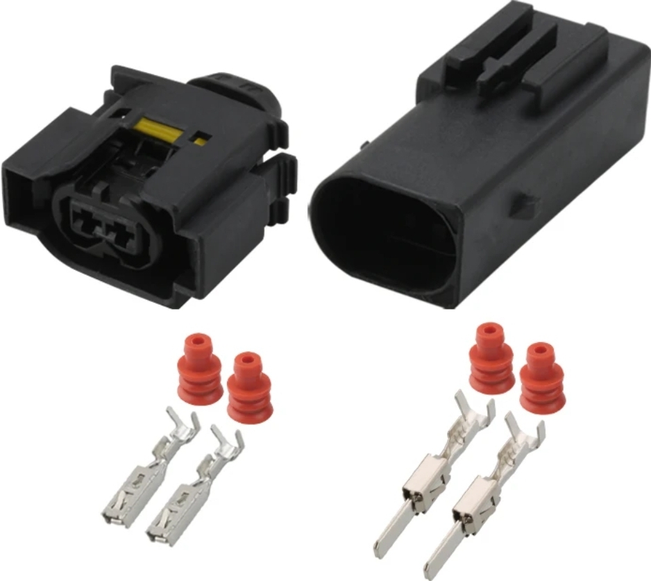 Giắc điện 2 Pin đánh lửa, máy phát điện xe mercesdes benz, bmw