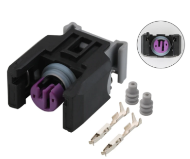 Giắc điện 2 pin Delphi EFI hệ thống common rail
