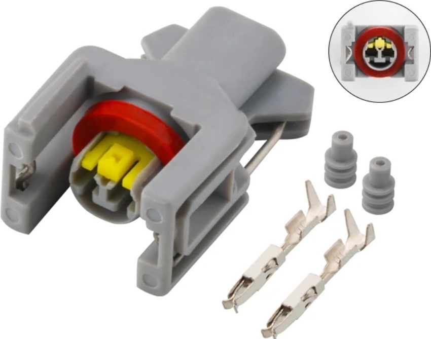 Giắc điện 2 Pin Delphi kim phun nhiên liệu Diesel