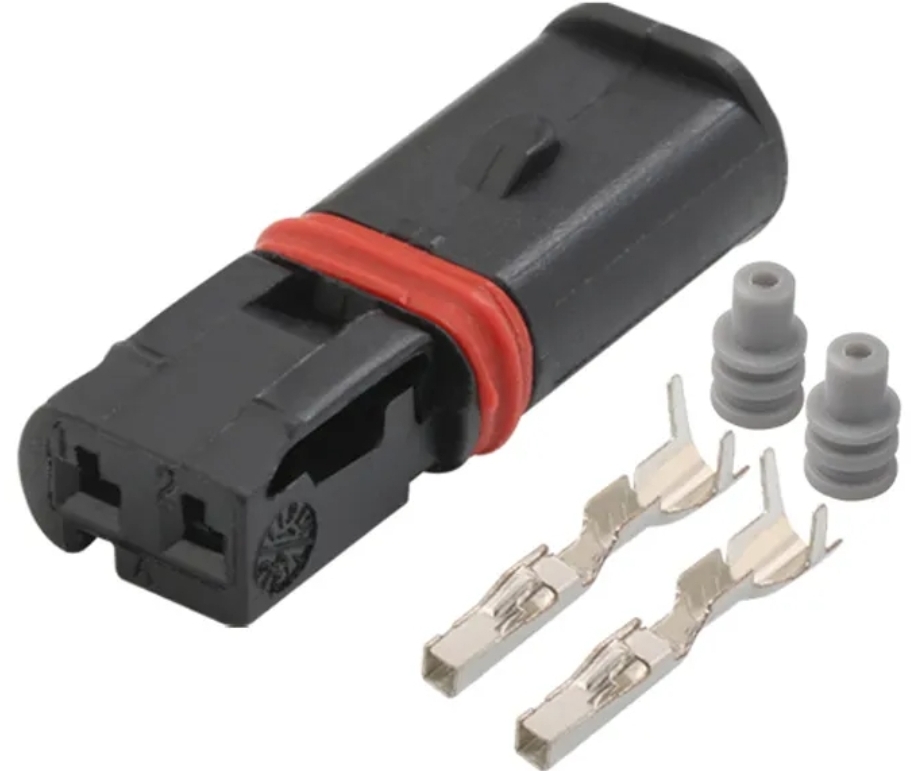 Giắc điện 2 Pin đèn tín hiệu tay nắm cửa phù hợp với xe BMW