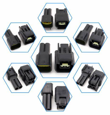 Giắc điện đánh lửa 2 pin dùng cho Ford, Mazda giắc đực/cái