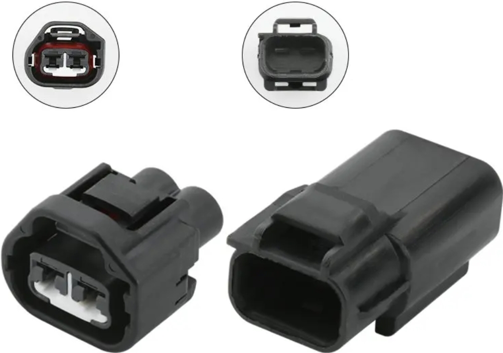 Giắc điện 2 Pin lỗ 4.8mm phù hợp với xe Toyota