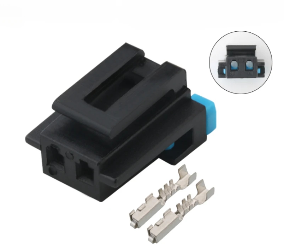 Giắc điện 2 pin màu đen 1.5mm