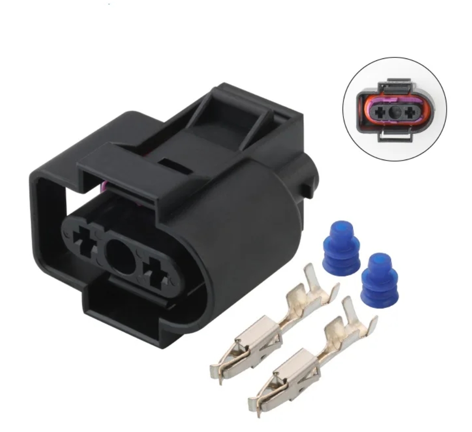 Giắc điện 2 pin phù hợp với xe Volkswagen Audi,...