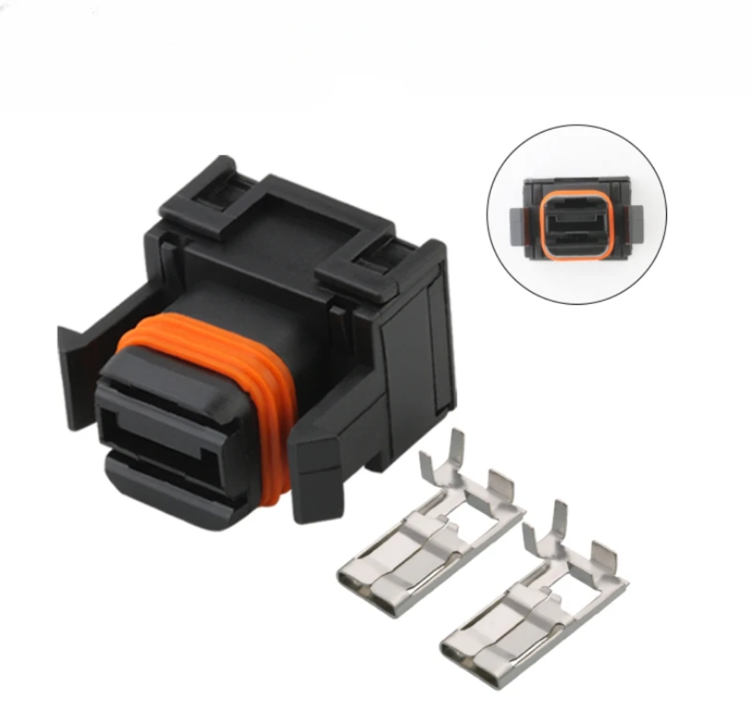 Giắc điện 2 pin quạt làm mát động cơ phù hợp xe Peugoet