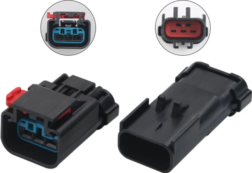 Giắc điện 3 pin 2.8mm Delphi xe buick regal