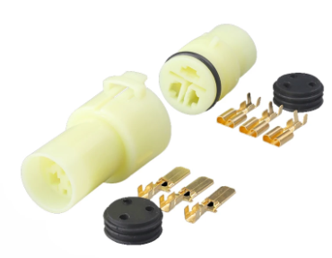 Giắc điện 3 pin 6.3mm giắc đực/cái