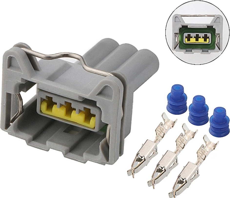 Giắc điện 3 pin cảm biến tiếng gõ, cảm biến Map phù hợp với xe JAC