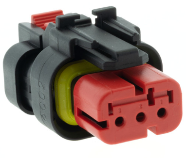 Giắc điện 3 pin cảm biến trục cam, kim phun động cơ phù hợp với máy xúc