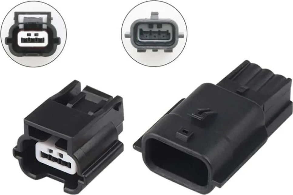 Giắc điện 3 pin đèn Ballast, cảm biến đỗ xe phù hợp với xe Renault Nissan