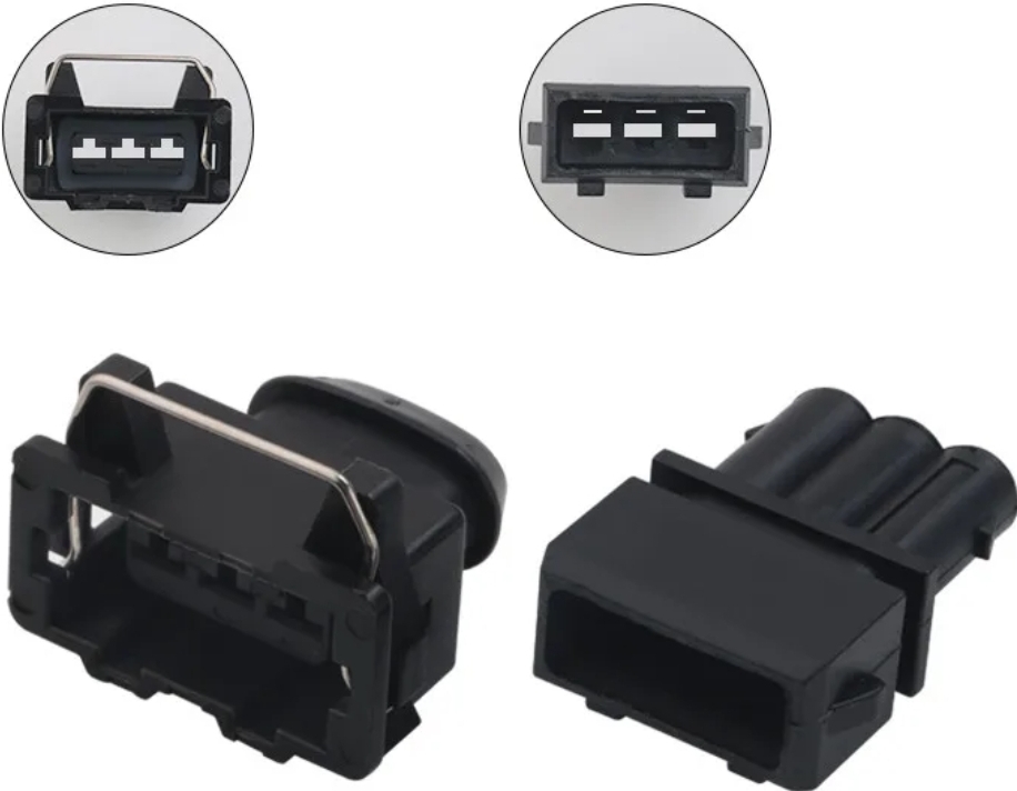 Giắc điện 3 pin đèn sương mù