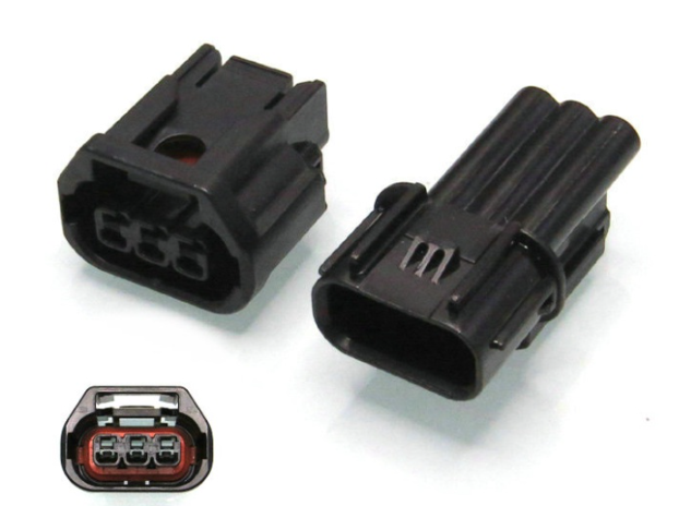 Giắc điện 3 pin Honda đèn sương mù LED phía trước / Đèn pha