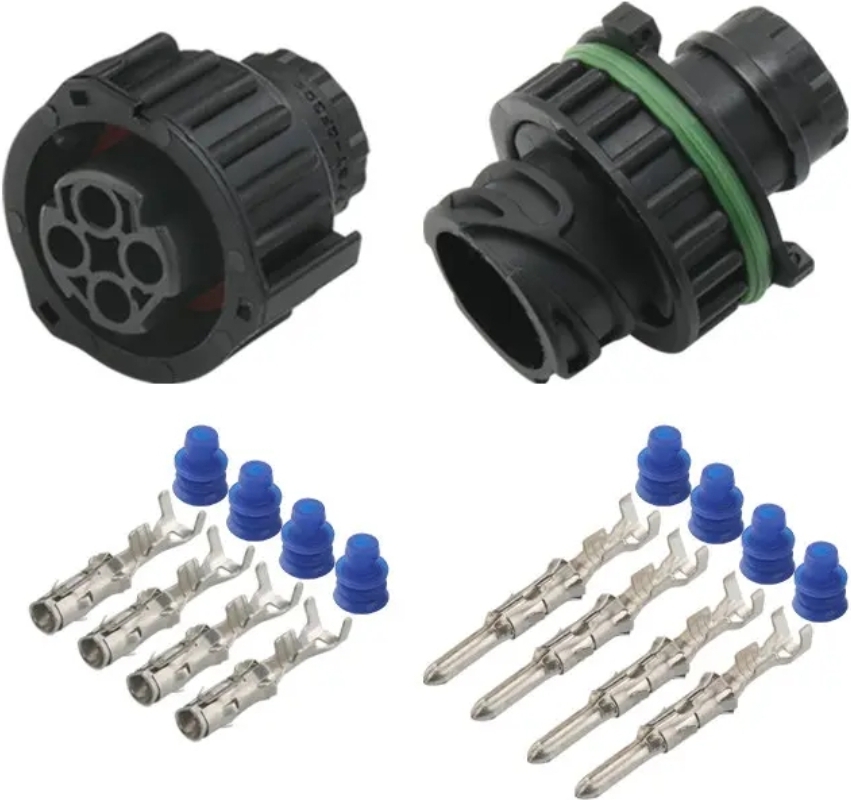 Giắc điện 4 pin 1.5mm TE tròn cảm biến tốc độ phù hợp với xe HOWO A7
