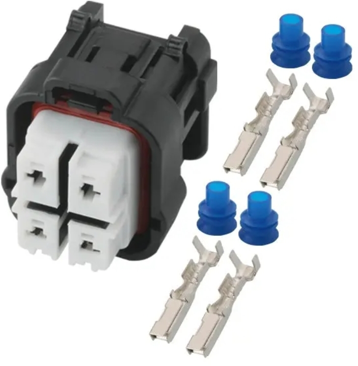 Giắc điện 4 pin bơm nhiên liệu phù hợp với xe Toyota, Mazda 6