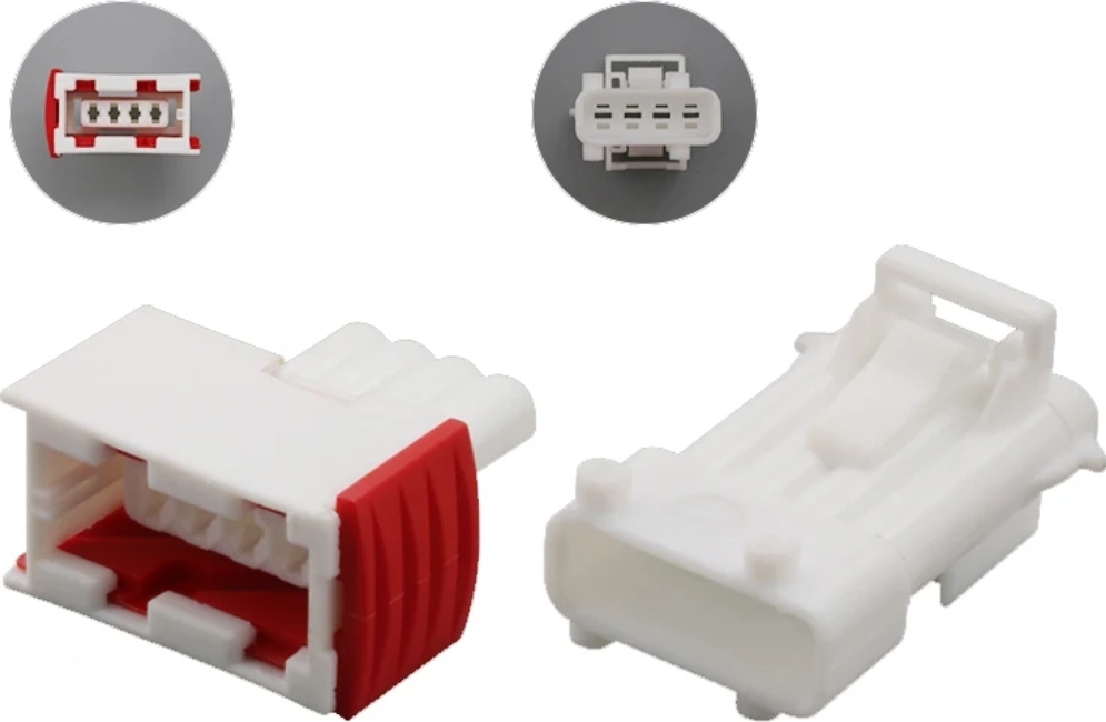 Giắc điện 4 pin cảm biến oxy phù hợp với xe Chery fengyun, Dongfeng Citroen