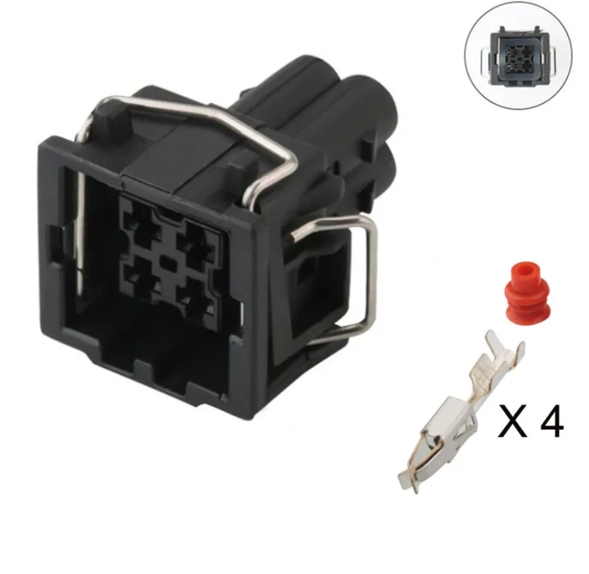 Giắc điện 4 pin công tắc áp suất ga điều hòa ô tô