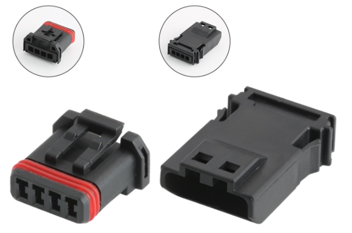 Giắc điện 4 pin gương chiếu hậu