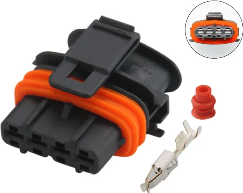 Giắc điện 4 pin hệ thống đánh lửa, cảm biến Map