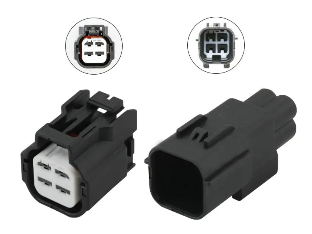 Giắc điện 4 pin màu đen 1mm