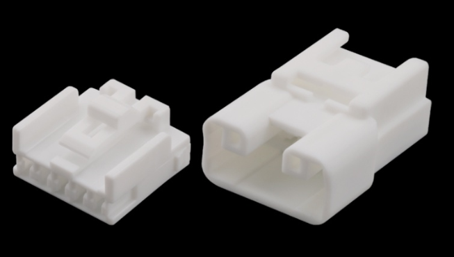 Giắc điện 5 pin công tắc nâng kính ô tô màu trắng 2.2mm
