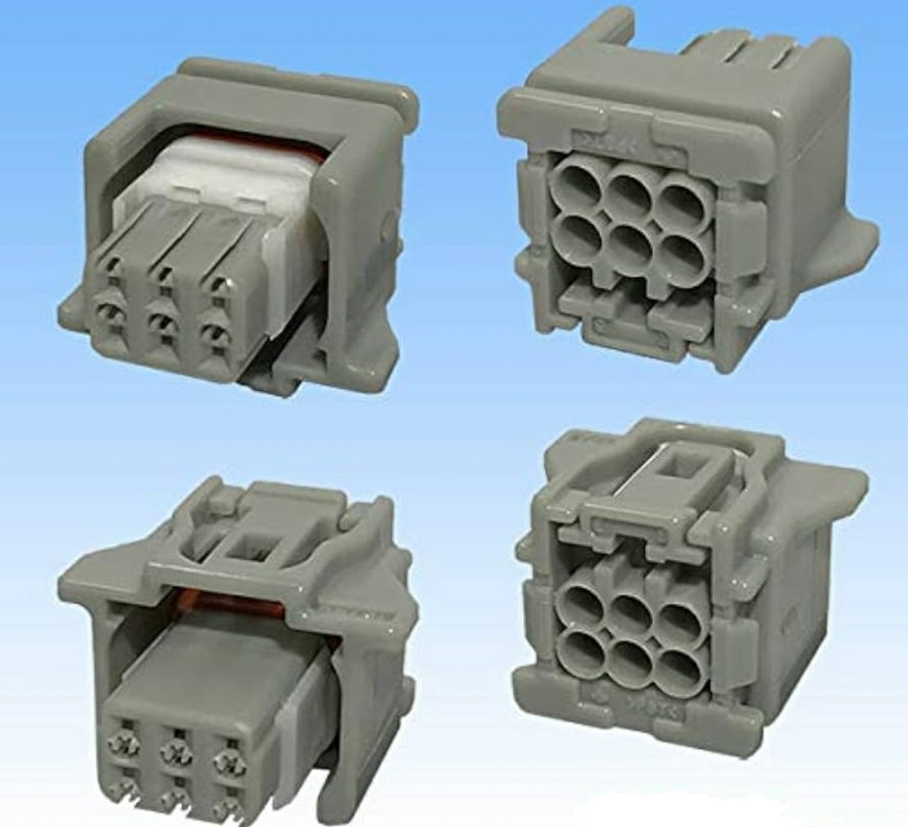 Giắc điện 6 pin 0.6mm cảm biến báo khoảng cách lùi
