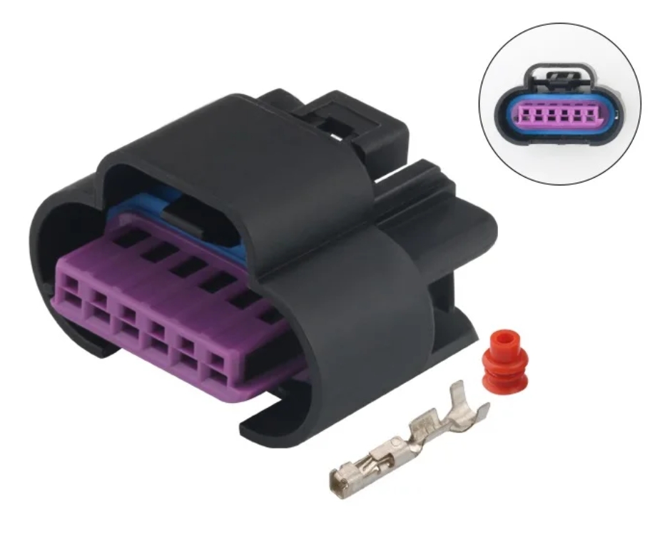 Giắc điện 6 pin 1.5mm  DJ7061YB-1.5-21