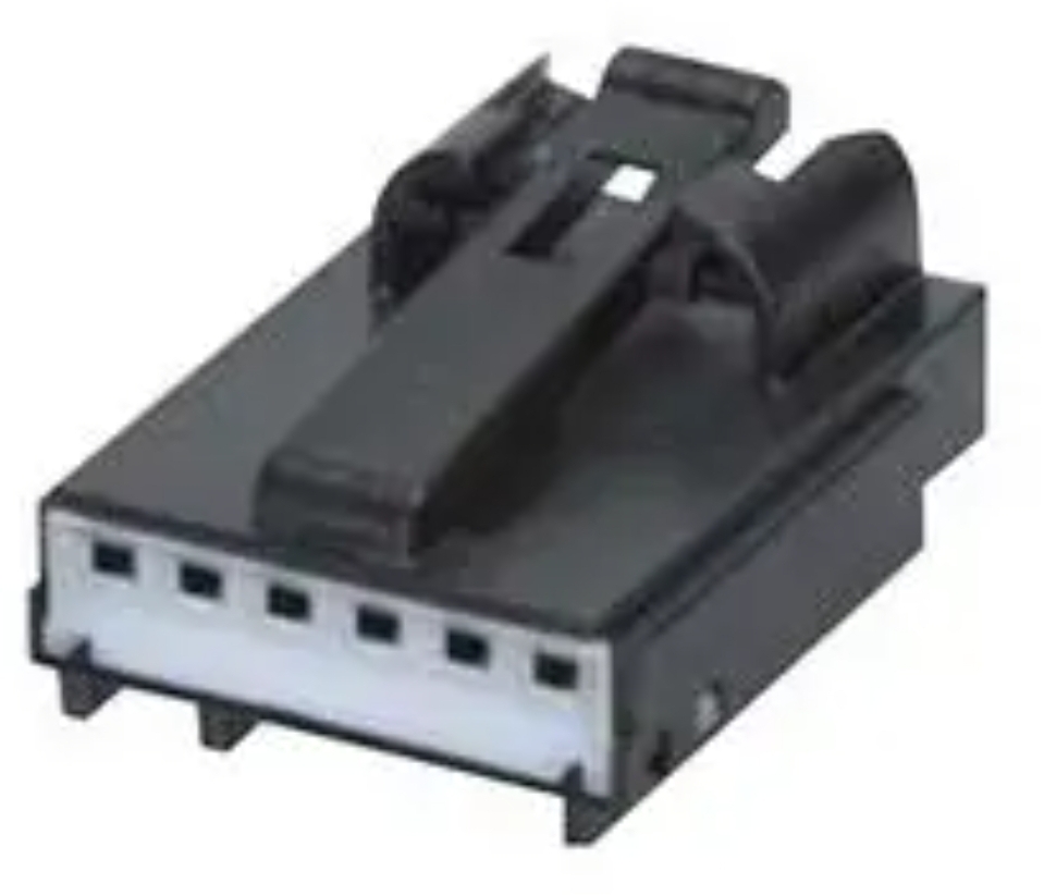 Giắc điện 6 pin 1mm màu đen