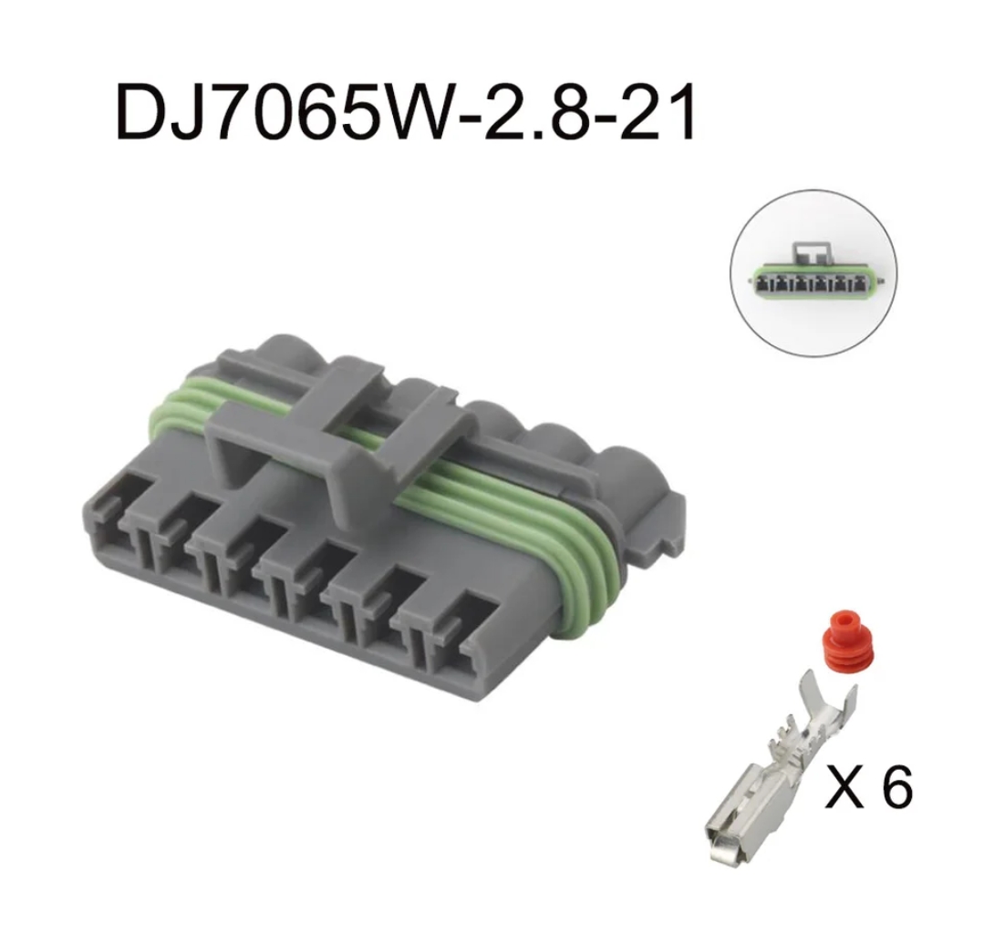 Giắc điện 6 pin 2.8mm