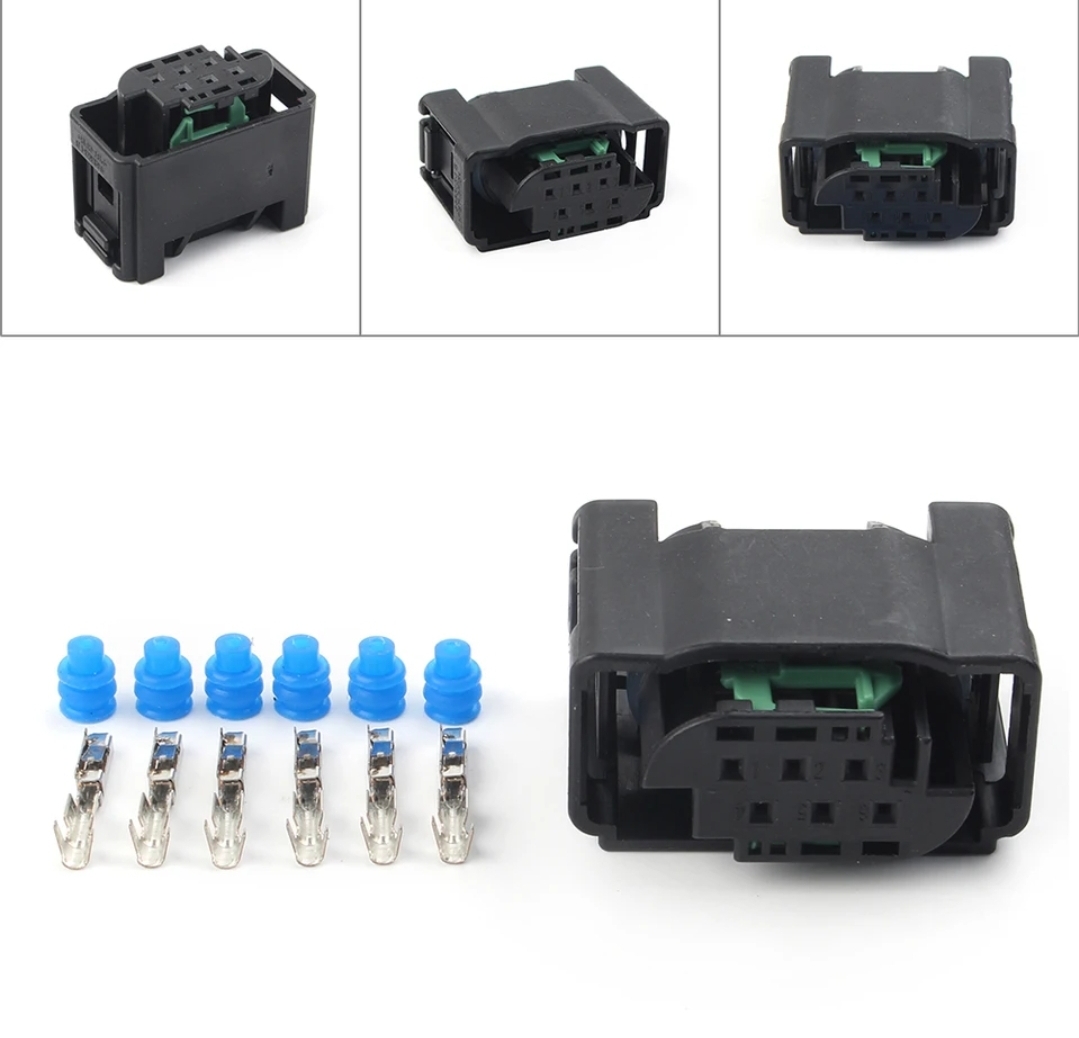 Giắc điện 6 pin bàn đạp ga, bướm ga phù hợp với xe BMW Mercedes
