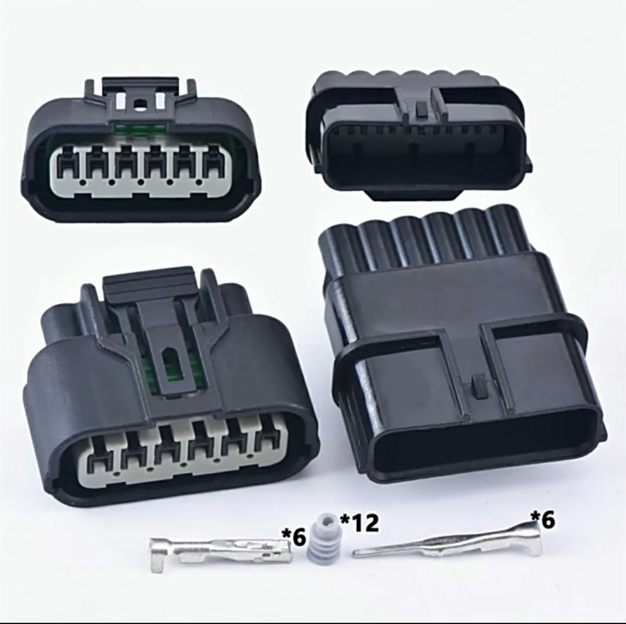 Giắc điện 6 pin bàn đạp ga, cảm biến MAF, cảm biến Oxy phù hợp với xe Honda