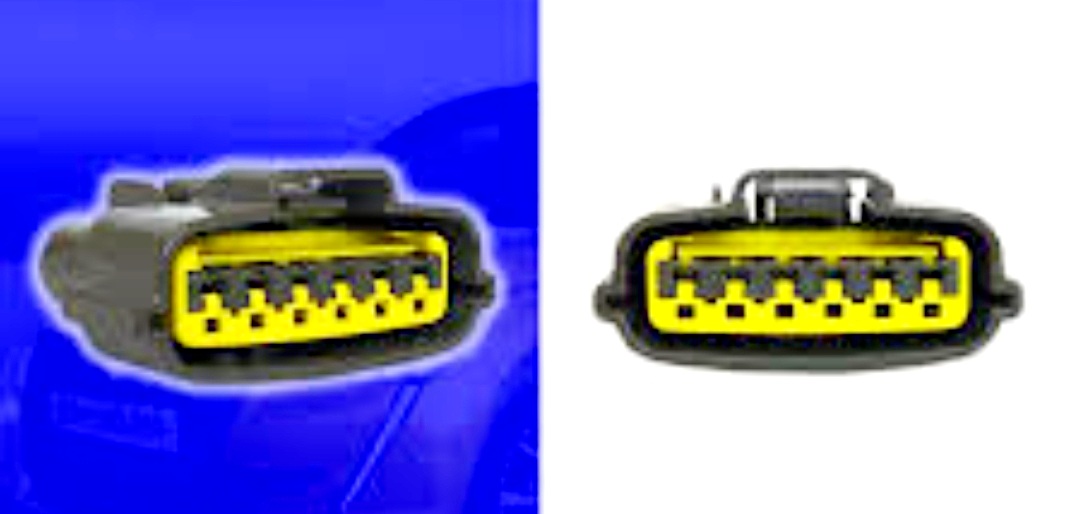 Giắc điện 6 pin bàn đạp ga phù hợp với xe Nissan