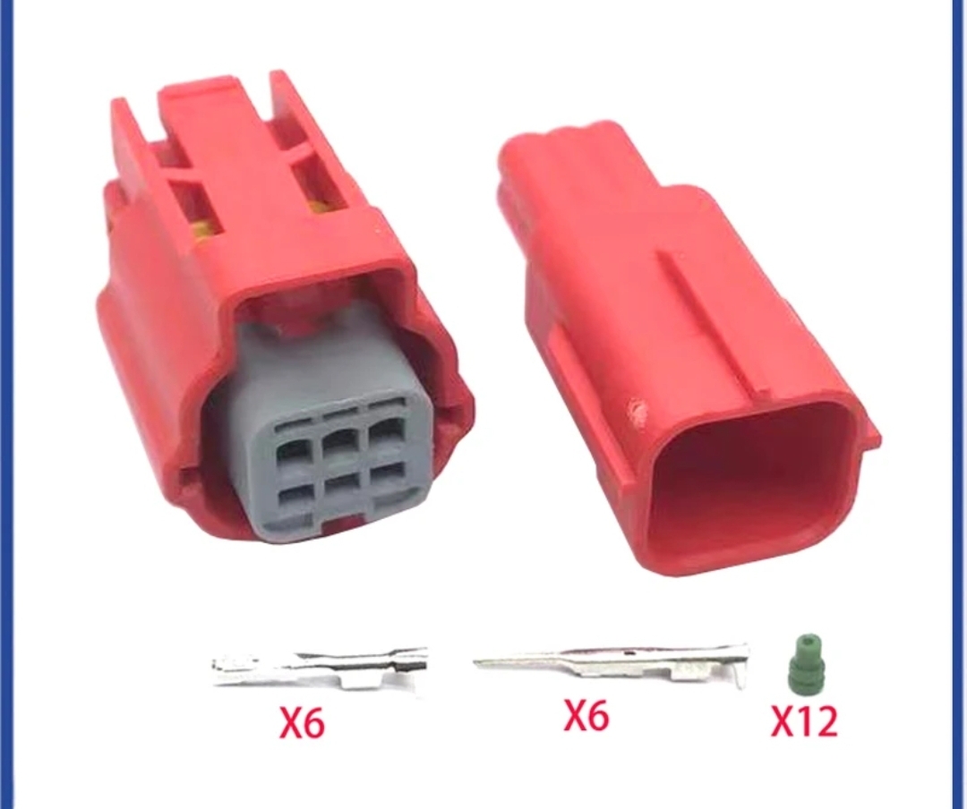 Giắc điện 6 pin chuẩn đoán OBD phù hợp với xe Honda/Yamaha/Haojue
