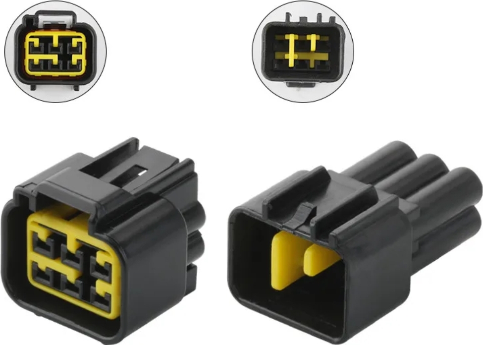 Giắc điện 6 pin hệ thống đánh lửa phù hợp với xe Ford Mondeo