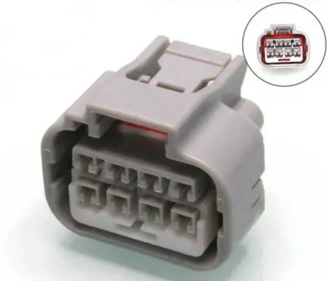 Giắc điện 8 pin 2.2mm đèn pha/cos phù hợp với xe Toyota Land Cruiser Prado