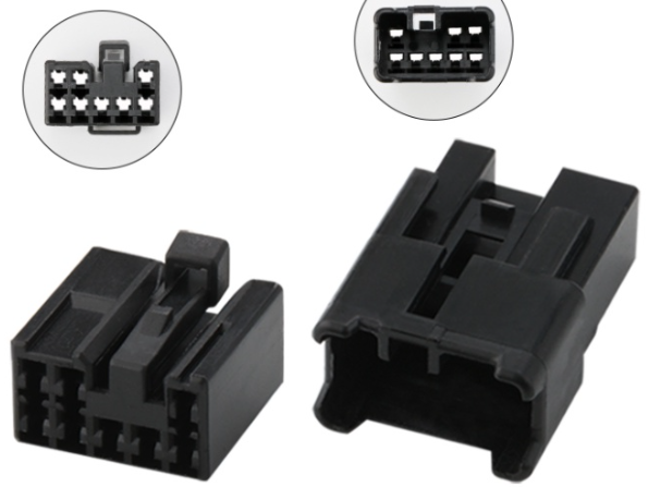 Giắc điện 8 pin âm thanh xe hơi,cắm đèn flash 2.3mm
